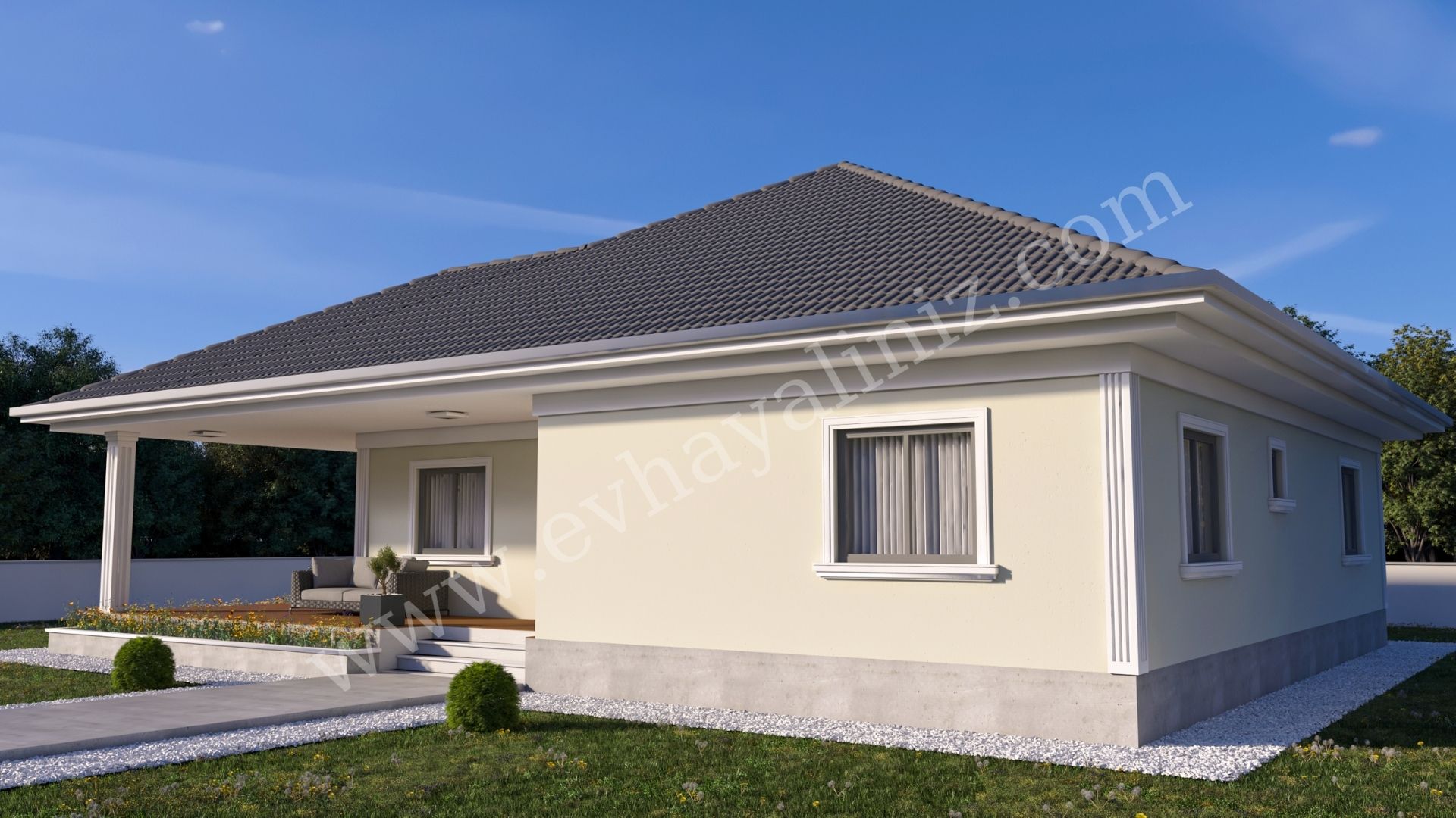 Müstakil Ev Planı 3+1 Ev Hayaliniz